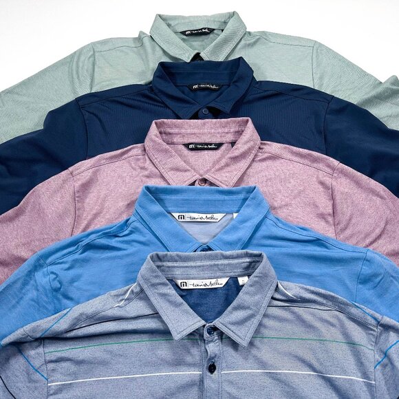 Travis Mathew Other - LOT OF 5 Travis Mathew XL Men's Short Sleeve Multi-Color Golf Polo Shirts